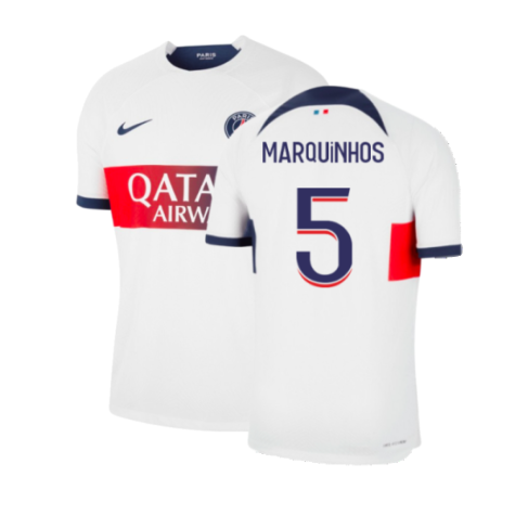 Paris Saint-Germain Marquinhos 5 Away Trikot 2023-2024