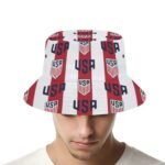 Vereinigten Staaten Karomuster Sommer Sonnenhut Reversible Bucket Hat