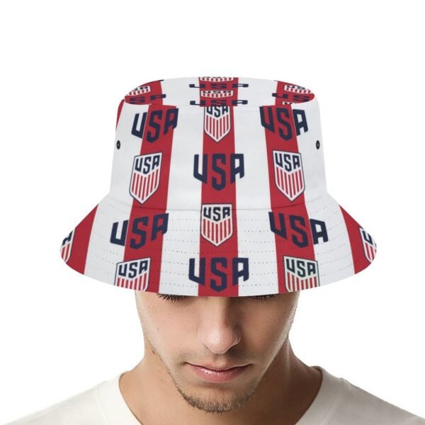 Vereinigten Staaten Karomuster Sommer Sonnenhut Reversible Bucket Hat
