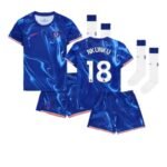Chelsea Christopher Nkunku 18 Heimtrikot Kinder Mini Kit 2024-2025