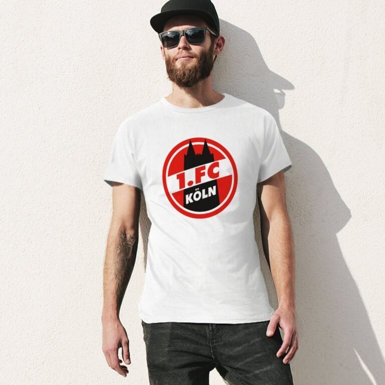 FC Köln Core Stretch Slim Cneck Gildan Tee T-Shirt Herren