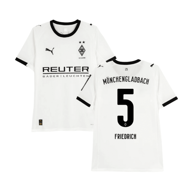 Borussia Monchengladbach Marvin Friedrich 5 Home Trikot 2025-2026