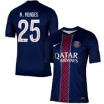 Paris Saint-Germain Nuno Mendes 25 Home Trikot 2025-2026