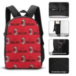 AC Mailand Student Schulranzen Lunchbag Stifttasche Kombination