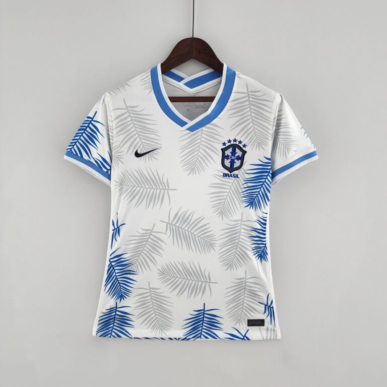 Frauen Brasilien Klassisch Trikot 2022-2023 - Weiß