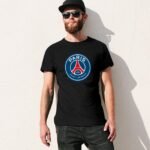 Paris Saint-Germain Core Stretch Slim Cneck Gildan Tee T-Shirt Herren