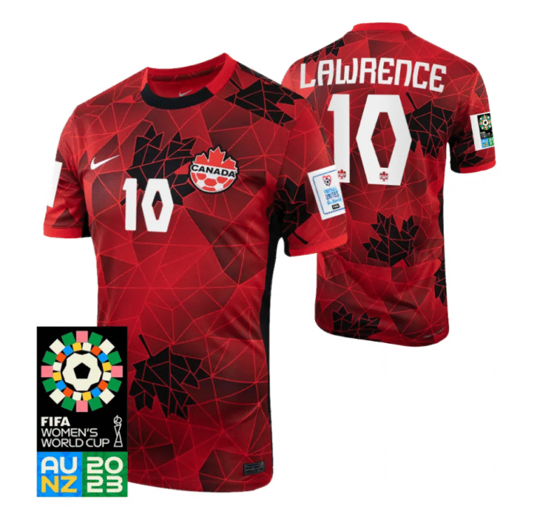 Kanada Ashley Lawrence 10 Home Trikot WM 2023
