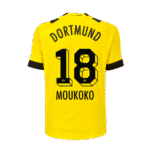 Borussia Dortmund Youssoufa Moukoko 18 Home Trikot 2022-2023