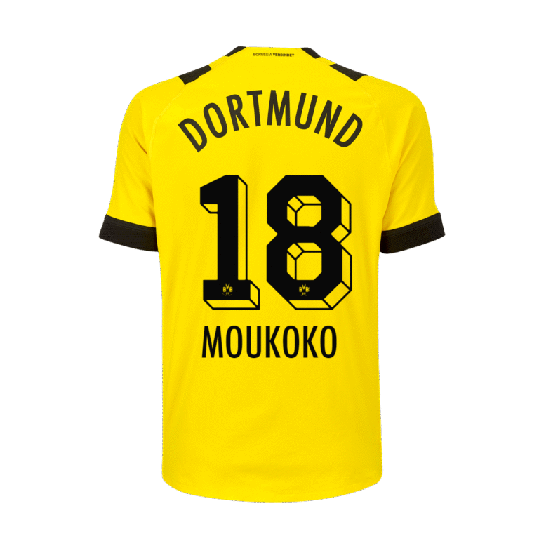 Borussia Dortmund Youssoufa Moukoko 18 Home Trikot 2022-2023