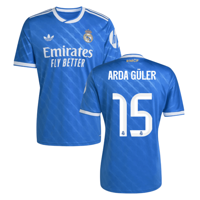Real Madrid Arda Güler 15 Third Trikot 2025-2026