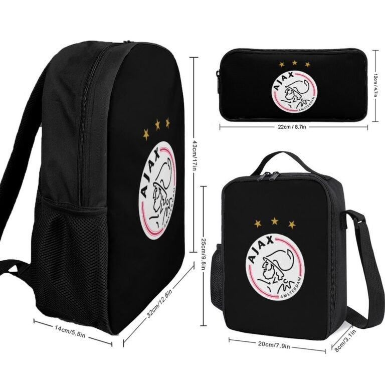 Ajax Student Schulranzen Lunchbag Stifttasche Kombination