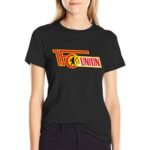 FC Union Berlin Damen Kurzarm Rundhals T-Shirt Casual Sommer Tops