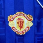Manchester United Retro Away Trikot 1998-1999 - Blau