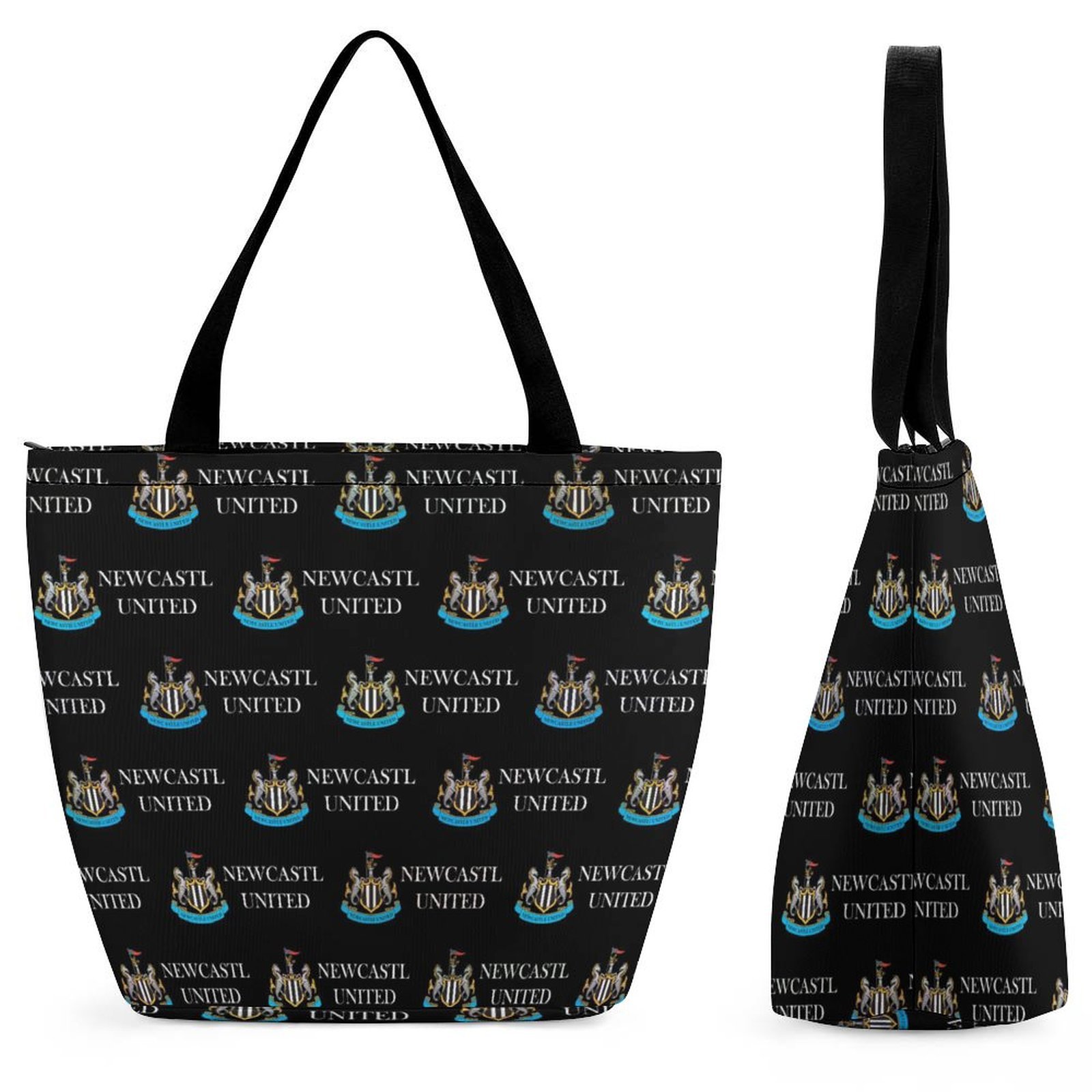 Newcastle United Frauen Tragetasche Oxford-Stoff Einkaufsbeutel Tote Bag Newcastle United Frauen Tragetasche Oxford-Stoff Einkaufsbeutel Tote Bag