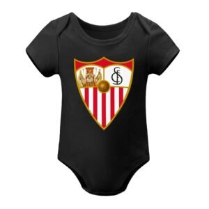 Sevilla FC Baby Bodysuit Strampler Schlafanzug Mit Kurzen Ärmeln