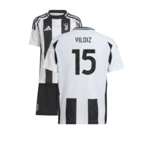 Juventus Kenan Yildiz 15 Heimtrikot Kinder Minikit 2024-2025
