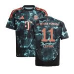Bayern München Kingsley Coman 11 Auswärtstrikot Kinder Minikit 2024-2025