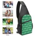 Werder Bremen Crossbody Backpack Leichte Umhängetaschen Sling-Rucksack