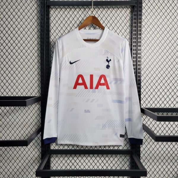 Tottenham Hotspur Langarm Home Trikot 2023-2024 - Weiß