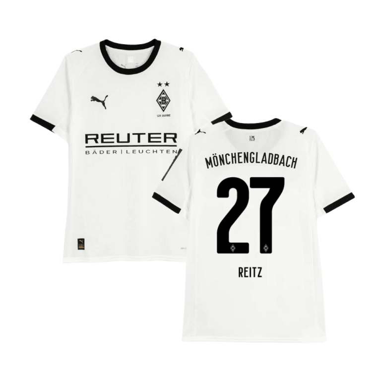 Borussia Monchengladbach Rocco Reitz 27 Home Trikot 2025-2026