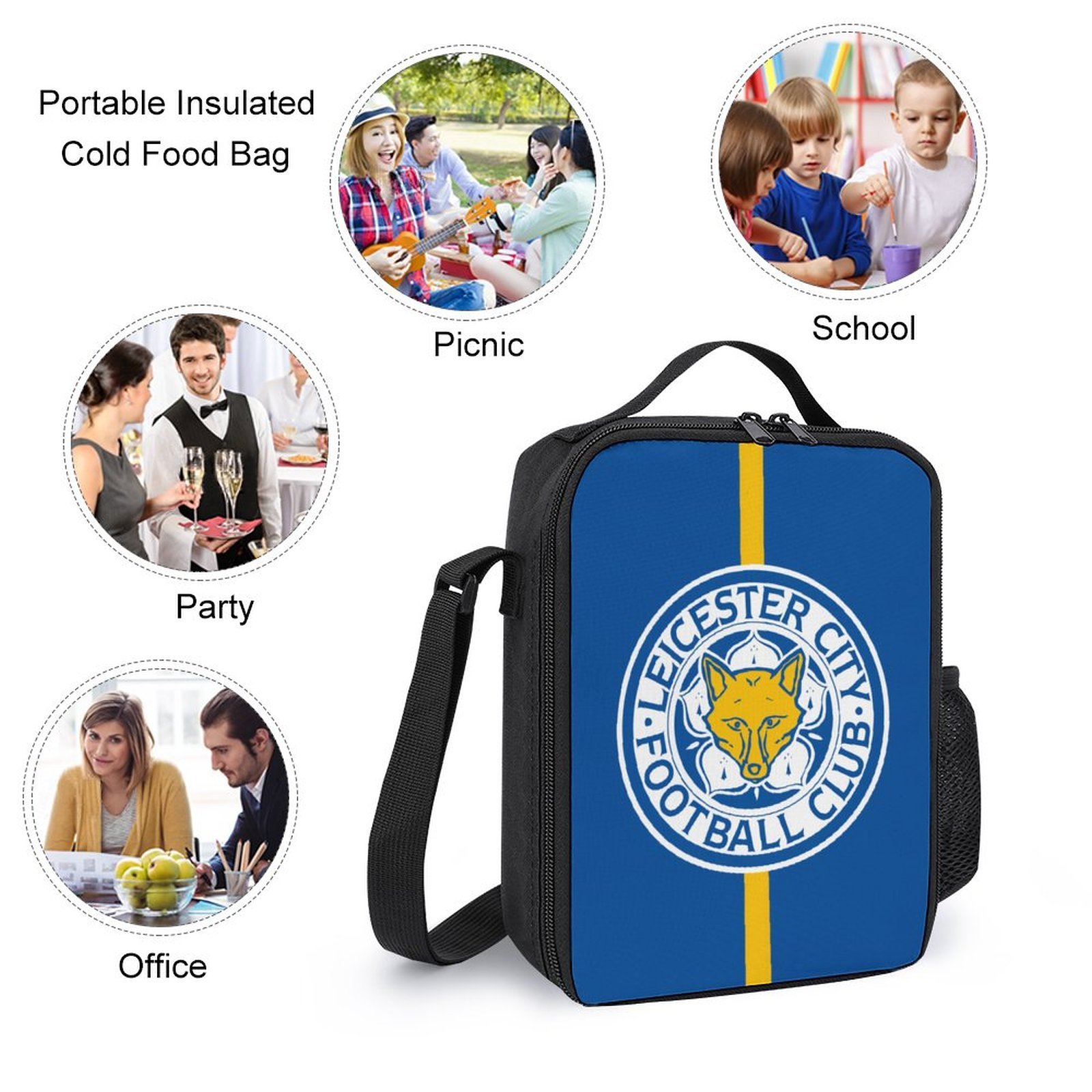 Leicester City Student Schulranzen Lunchbag Stifttasche Kombination Leicester City Student Schulranzen Lunchbag Stifttasche Kombination