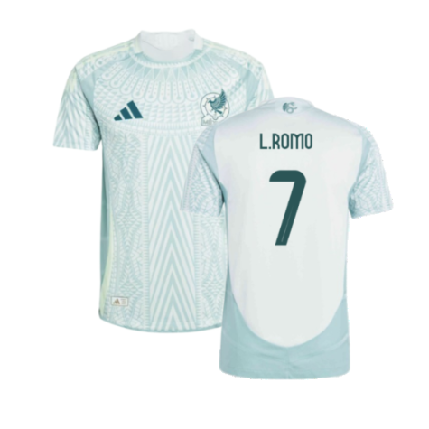 Mexico Luis Romo 7 Away Trikot 2024-2025