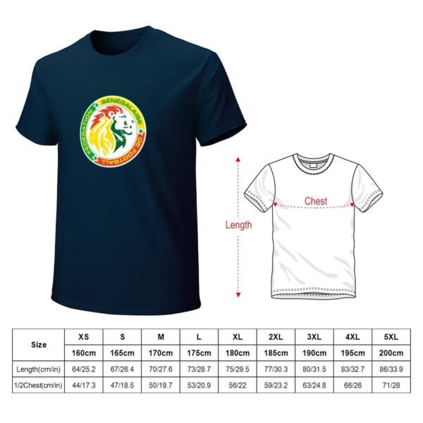 Senegal Stretch Slim Cneck Gildan Tee T-Shirt Herren