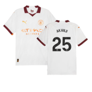 Man City Manuel Akanji 25 Away Trikot 2023-2024