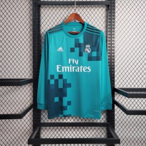 Real Madrid Langarm Retro Third UCL Trikot 2017-2018