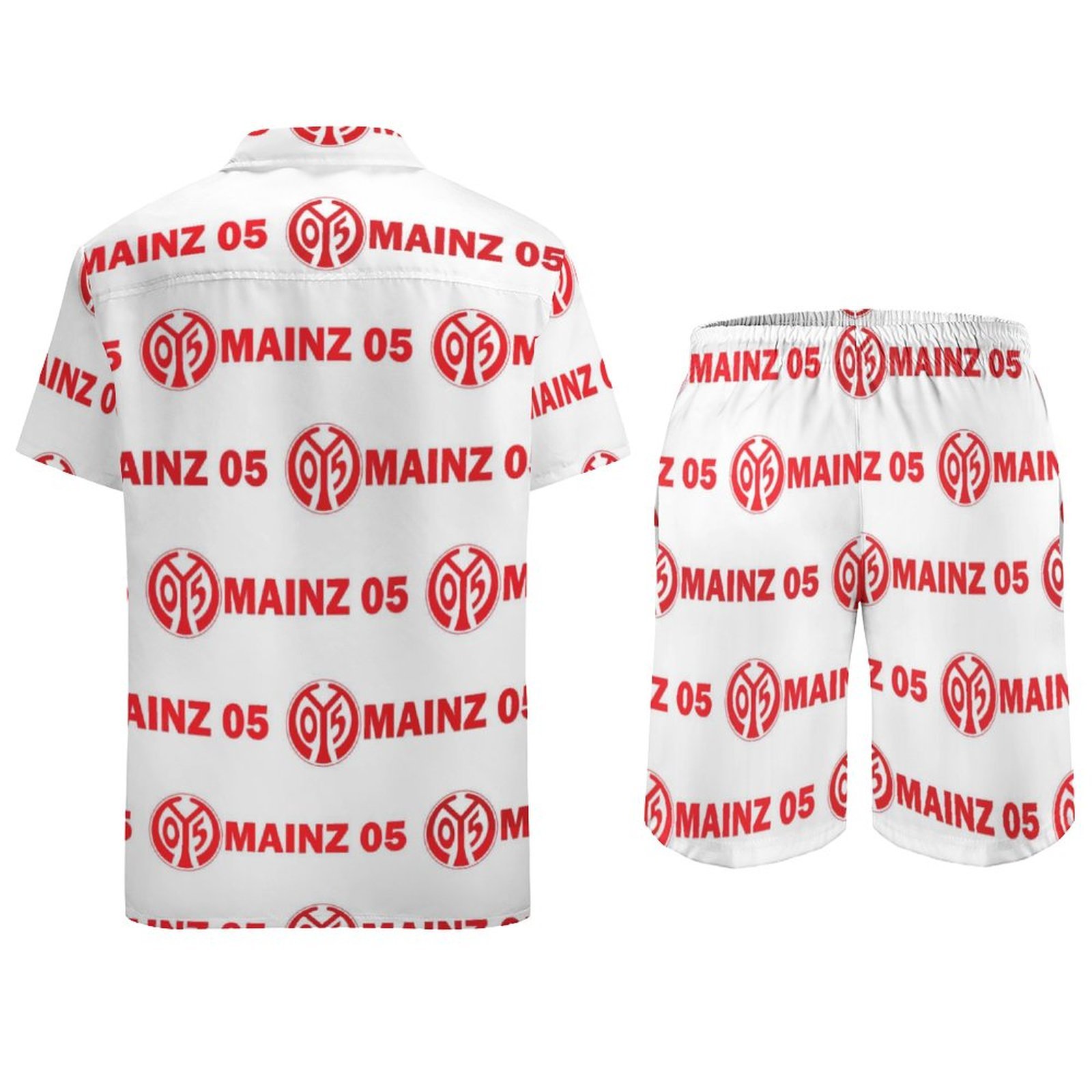 Mainz 05 Lässiges Strandbekleidungsset Kurzärmeliges Hemd Plus Strandhose Mainz 05 Lässiges Strandbekleidungsset Kurzärmeliges Hemd Plus Strandhose