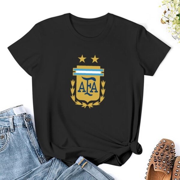 Argentinien Damen Kurzarm Rundhals T-Shirt Casual Sommer Tops