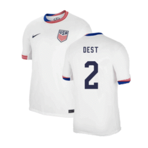 USA Sergino Dest 2 Home Trikot 2024-2025