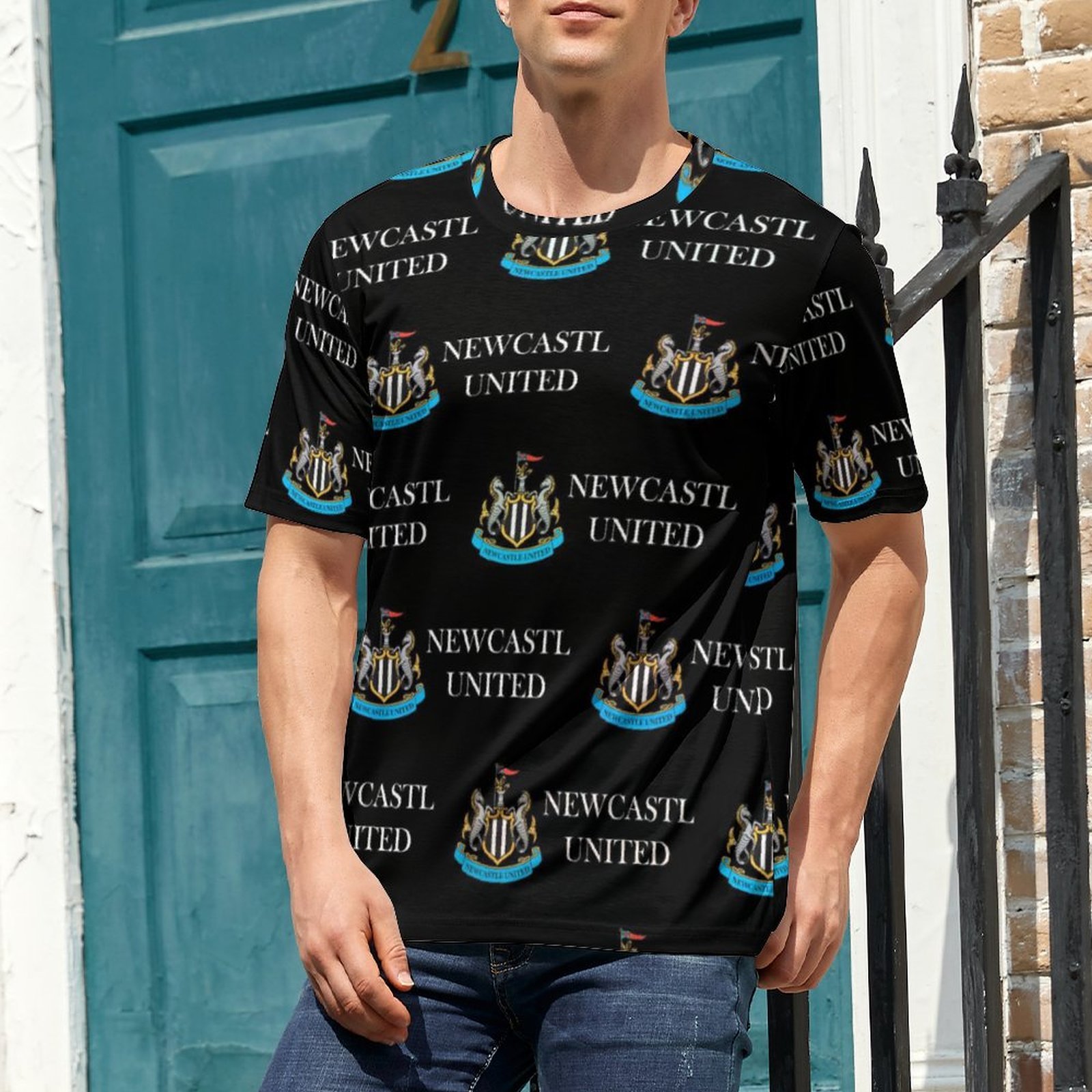 Newcastle United Unisex 3D Vollständig Druck Kurzarm T-Shirts Beiläufige Tee Tops Newcastle United Unisex 3D Vollständig Druck Kurzarm T-Shirts Beiläufige Tee Tops