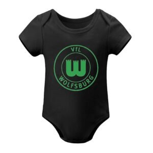 VfL Wolfsburg Baby Bodysuit Strampler Schlafanzug Mit Kurzen Ärmeln
