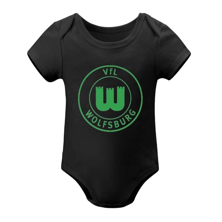 VfL Wolfsburg Baby Bodysuit Strampler Schlafanzug Mit Kurzen Ärmeln
