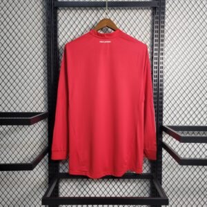 Real Madrid Retro Langarm Away Trikot 2011-2012 - Rot