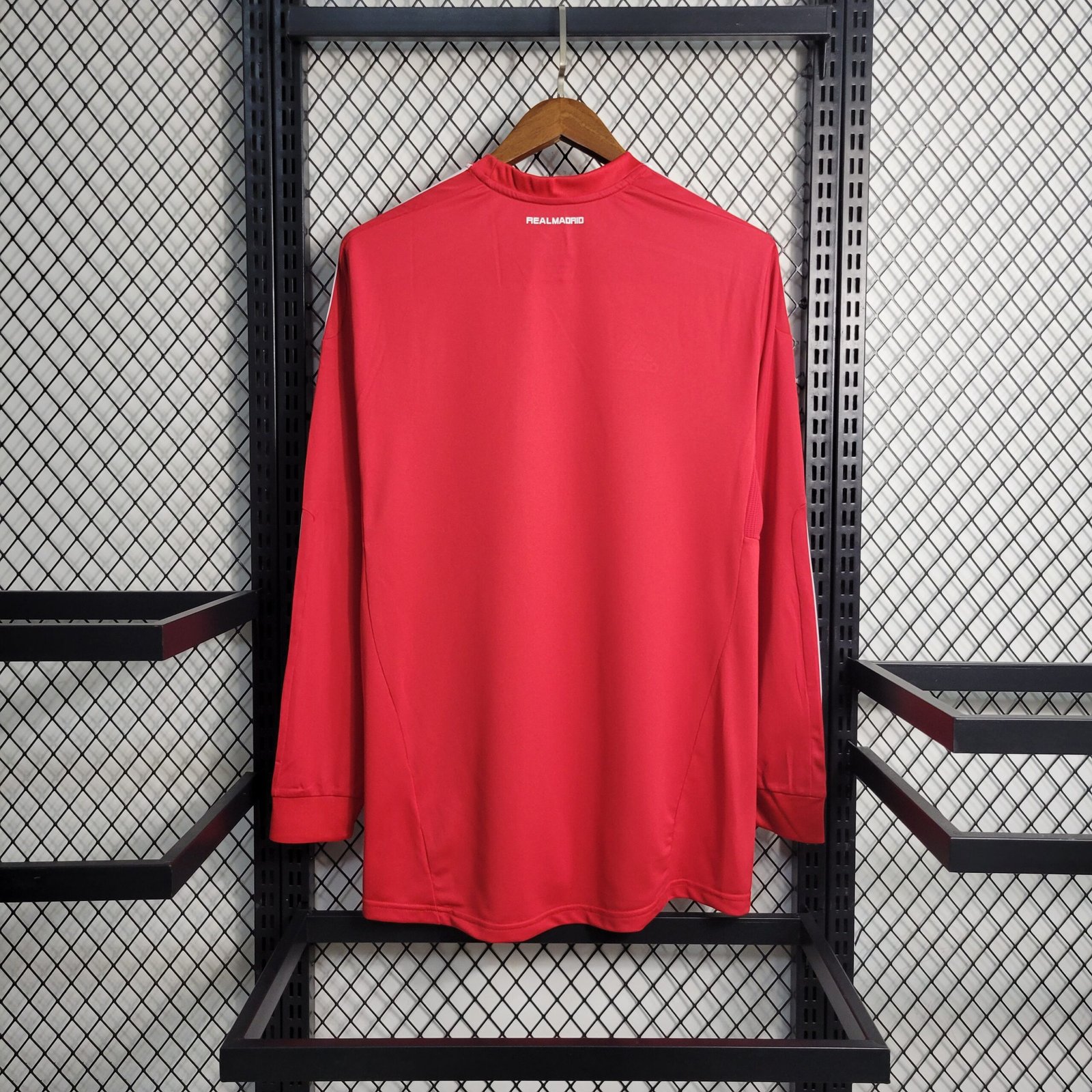 Real Madrid Retro Langarm Away Trikot 2011-2012 - Rot