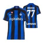 Inter Mailand Marcelo Brozovic 77 Home Trikot 2022-2023