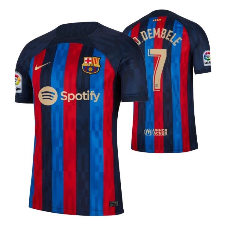 FC Barcelona Ousmane Dembele 7 Home Trikot 2022-2023