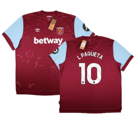 West Ham United Lucas Paquetá 10 Home Trikot 2023-2024