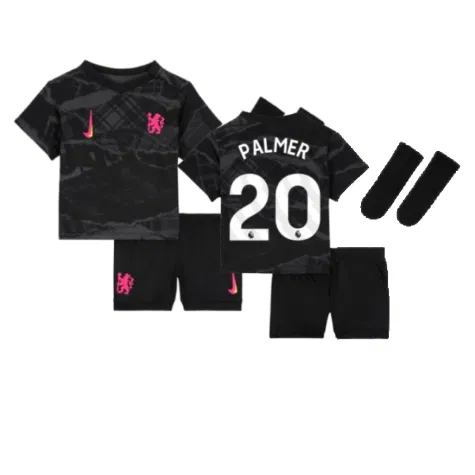 Chelsea Cole Palmer 20 Third Trikot Kinder Mini Kit 2024-2025