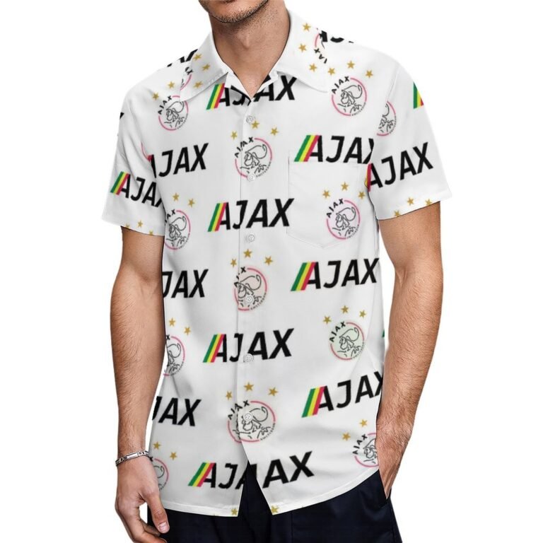 Ajax Kurzärmelige Herrenhemden, Passform Sommer Kurzarm Casual Button-Down Hemden