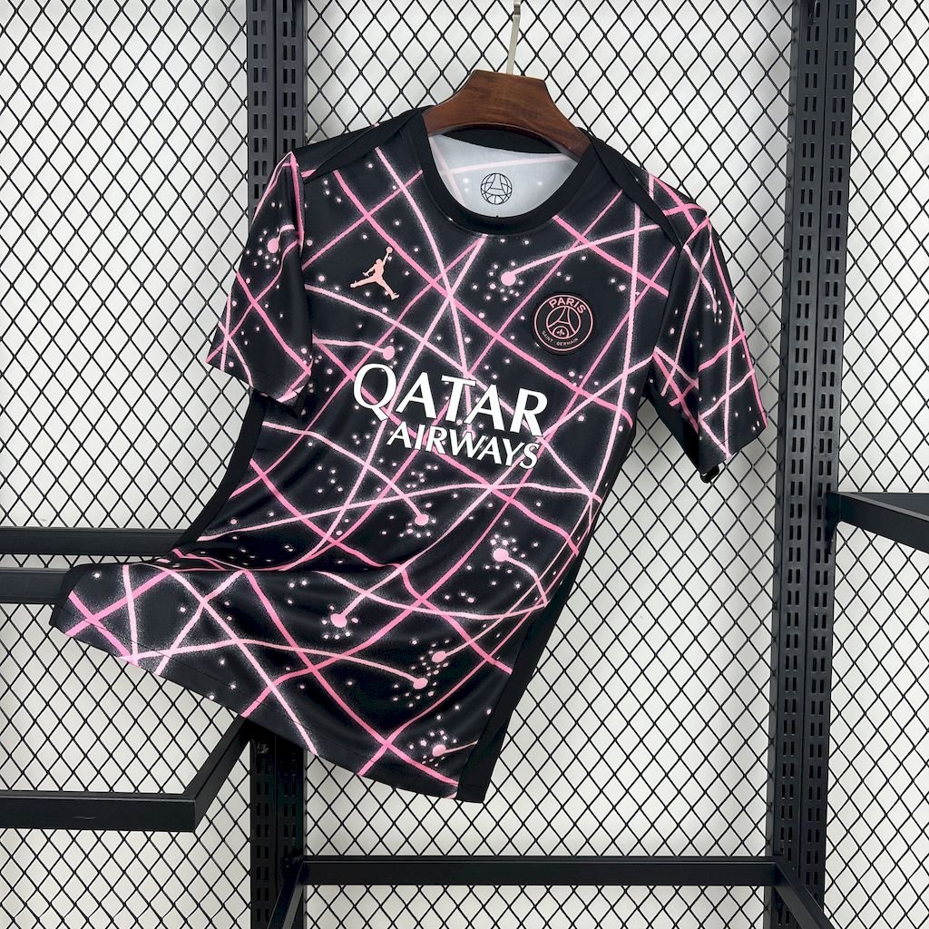 Paris Saint-Germain Per-Match Trainingstrikot 2025-2026 - Schwarz Paris Saint-Germain Per-Match Trainingstrikot 2025-2026 - Schwarz