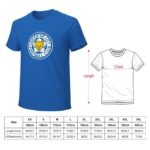 Leicester City Core Stretch Slim Cneck Gildan Tee T-Shirt Herren
