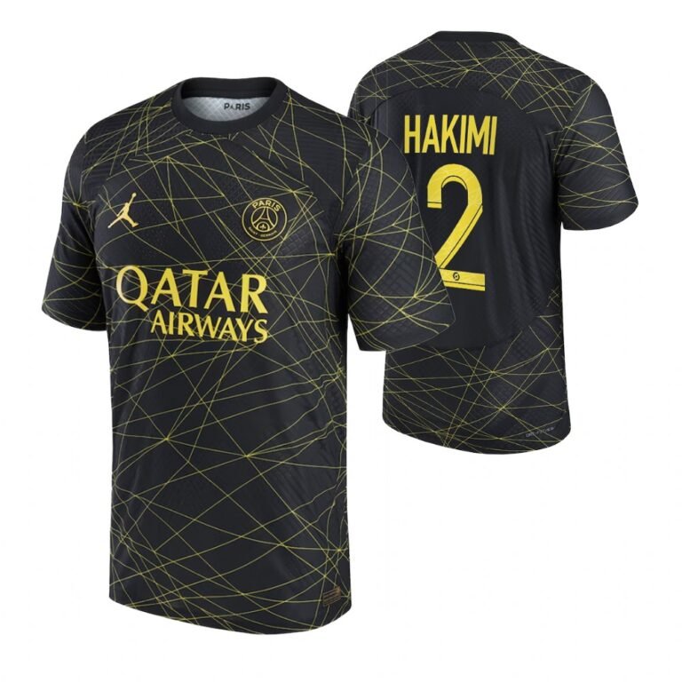 Paris Saint-Germain Achraf Hakimi 2 4th Trikot 2022-2023