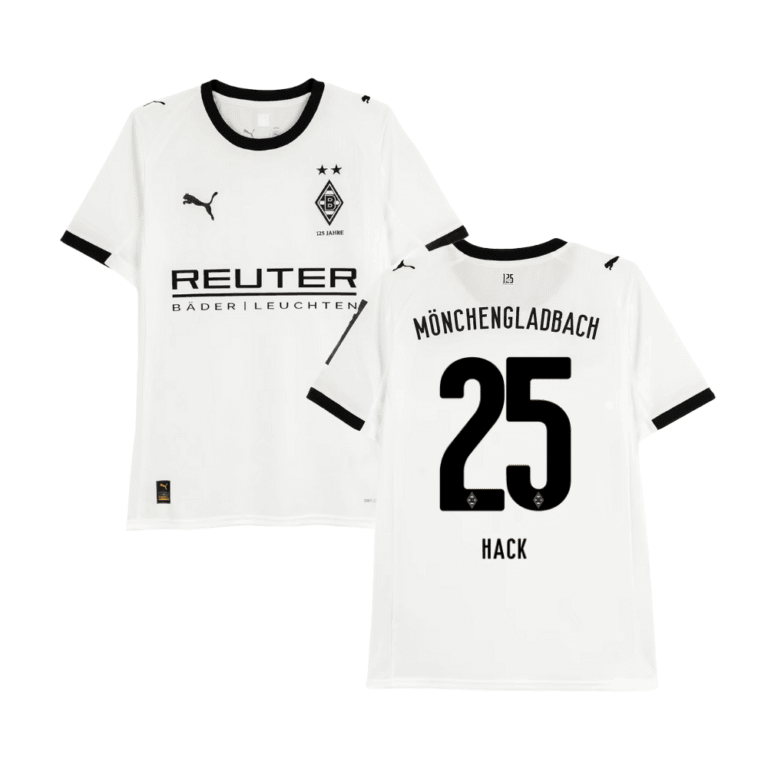Borussia Monchengladbach Robin Hack 25 Home Trikot 2025-2026