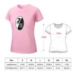 SC Freiburg Damen Kurzarm Rundhals T-Shirt Casual Sommer Tops