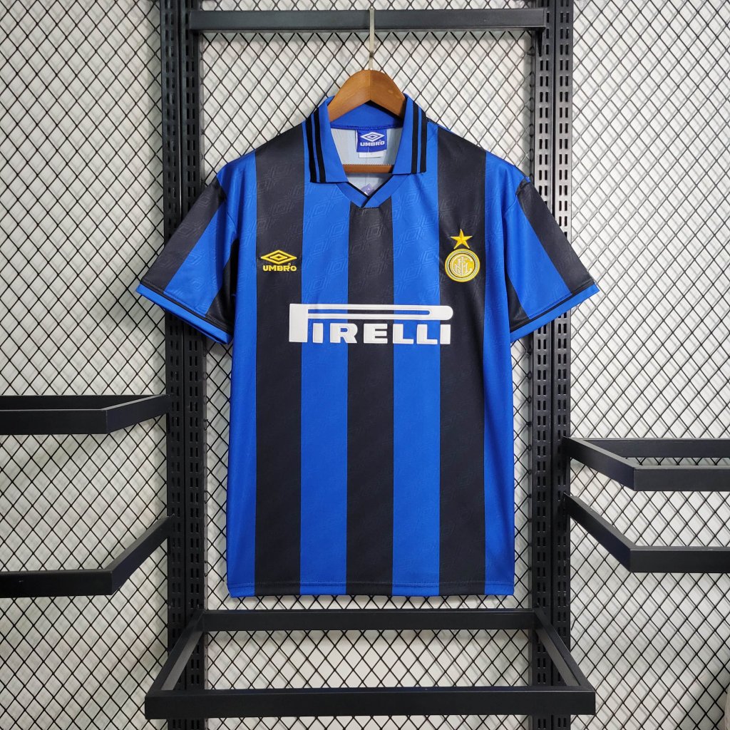 Inter Mailand Retro Home Trikot 1995-1996 Inter Mailand Retro Home Trikot 1995-1996