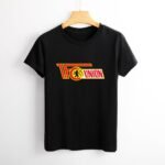 FC Union Berlin Damen Kurzarm Rundhals T-Shirt Casual Sommer Tops