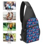 FC Heidenheim Crossbody Backpack Leichte Umhängetaschen Sling-Rucksack